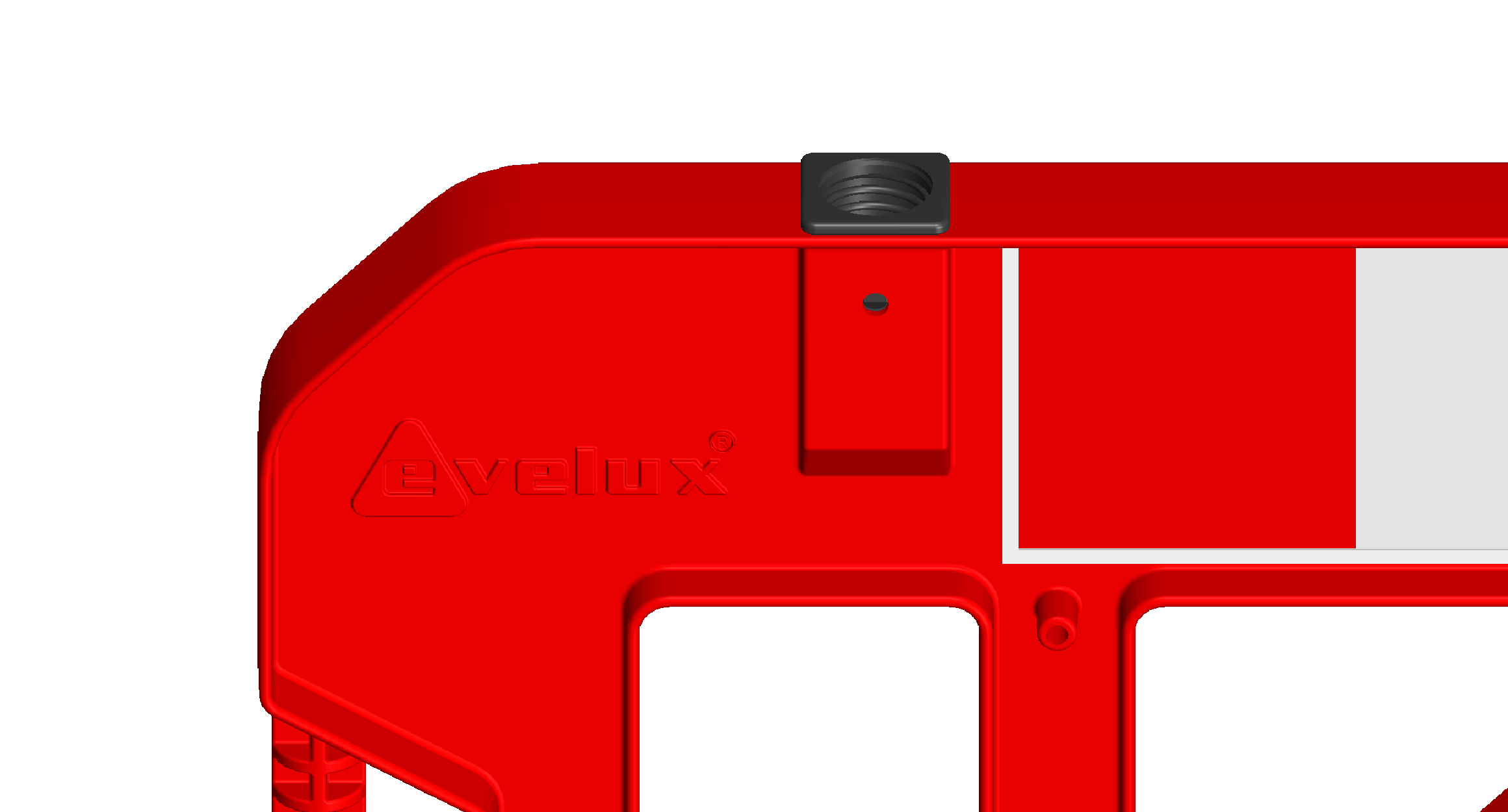ATE 12510 - Gard Semnalizare Lucrari, 150x100 cm, Roșu_4