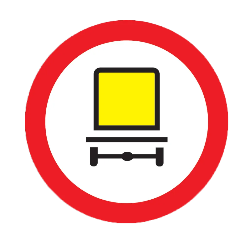 C43 - Accesul interzis vehiculelor care transportă mărfuri periculoase (Ø60 cm - CLASA I)