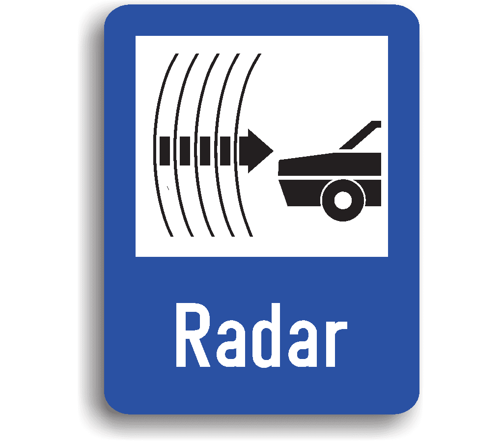 Control radar, indicatoare rutiere