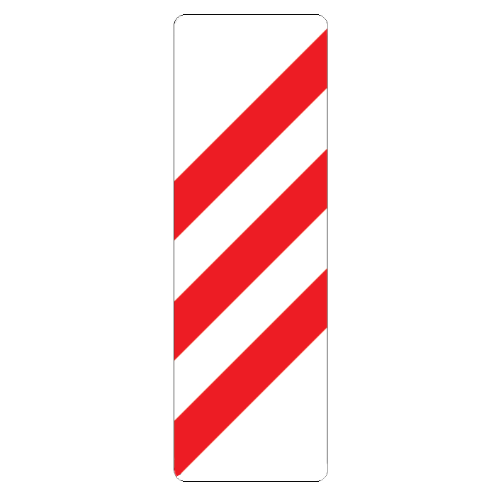 A42 - Panouri suplimentare pentru trecerea la nivel cu cale ferată – III (33x100 cm – CLASA I)