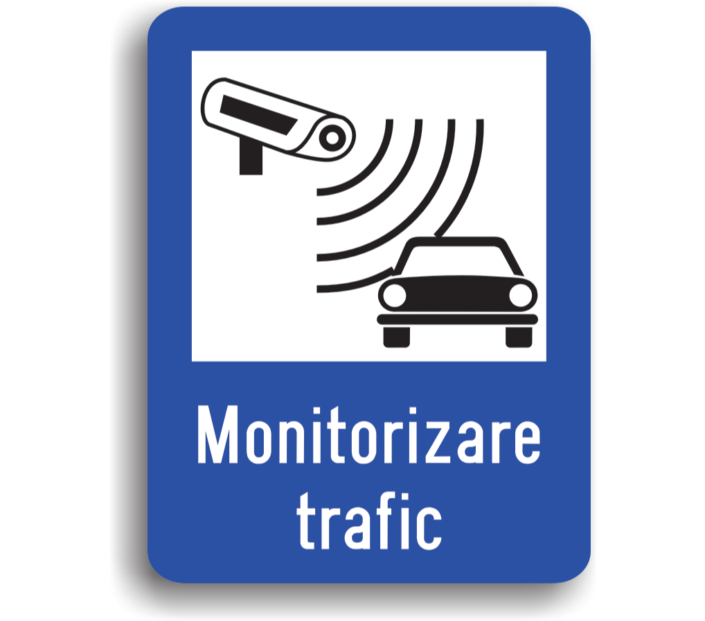 G68 - Monitorizare trafic (50x65 cm - CLASA I)