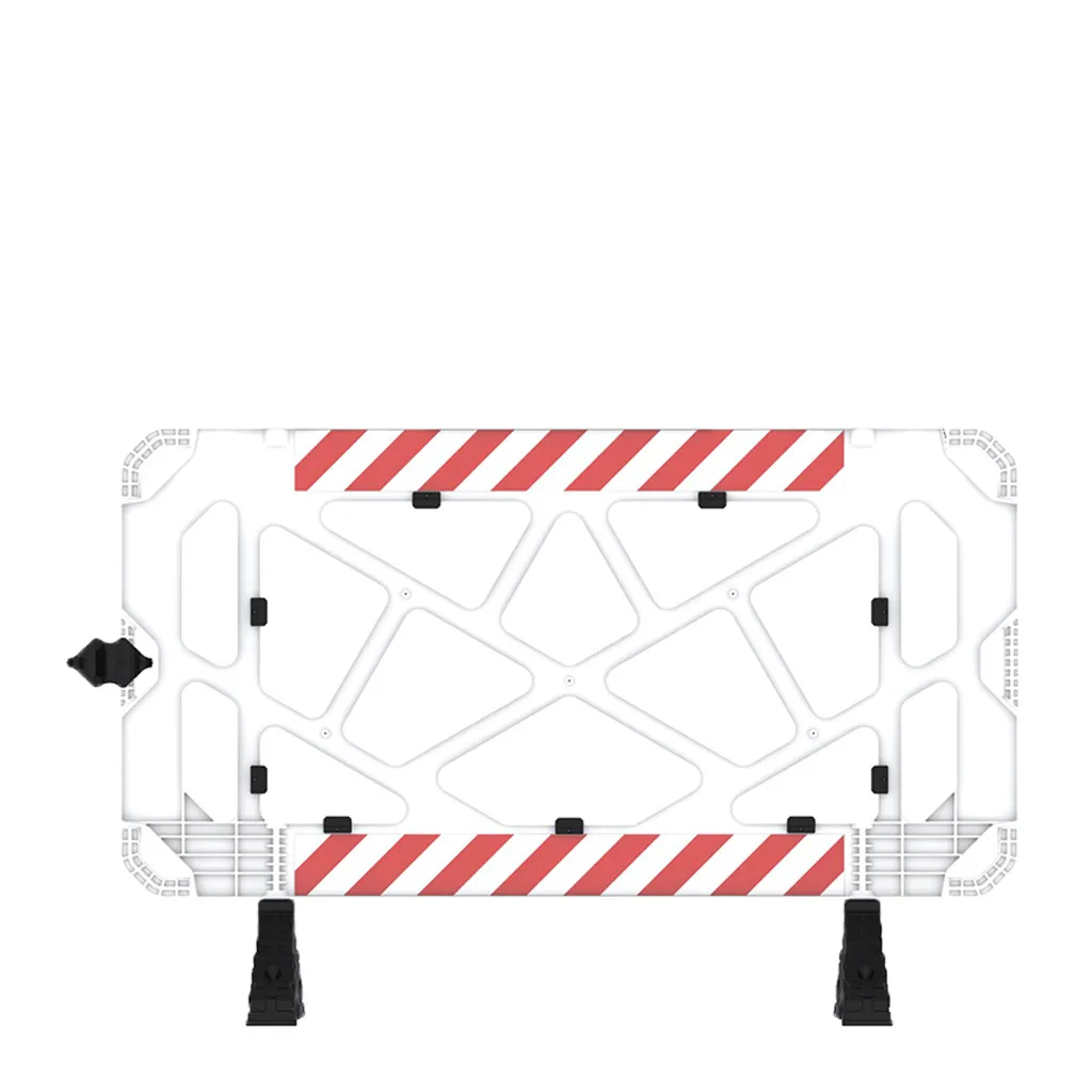Bariera Modulara pentru Semnalizare Lucrari, 150x100 cm, Alb