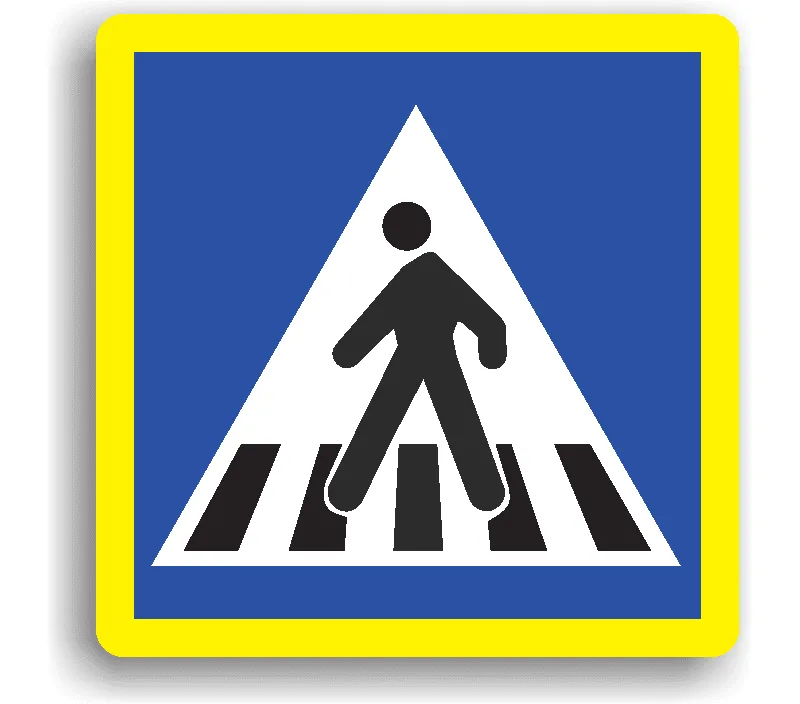 L8 - Trecere pentru pietoni (85x85 cm - CLASA I)