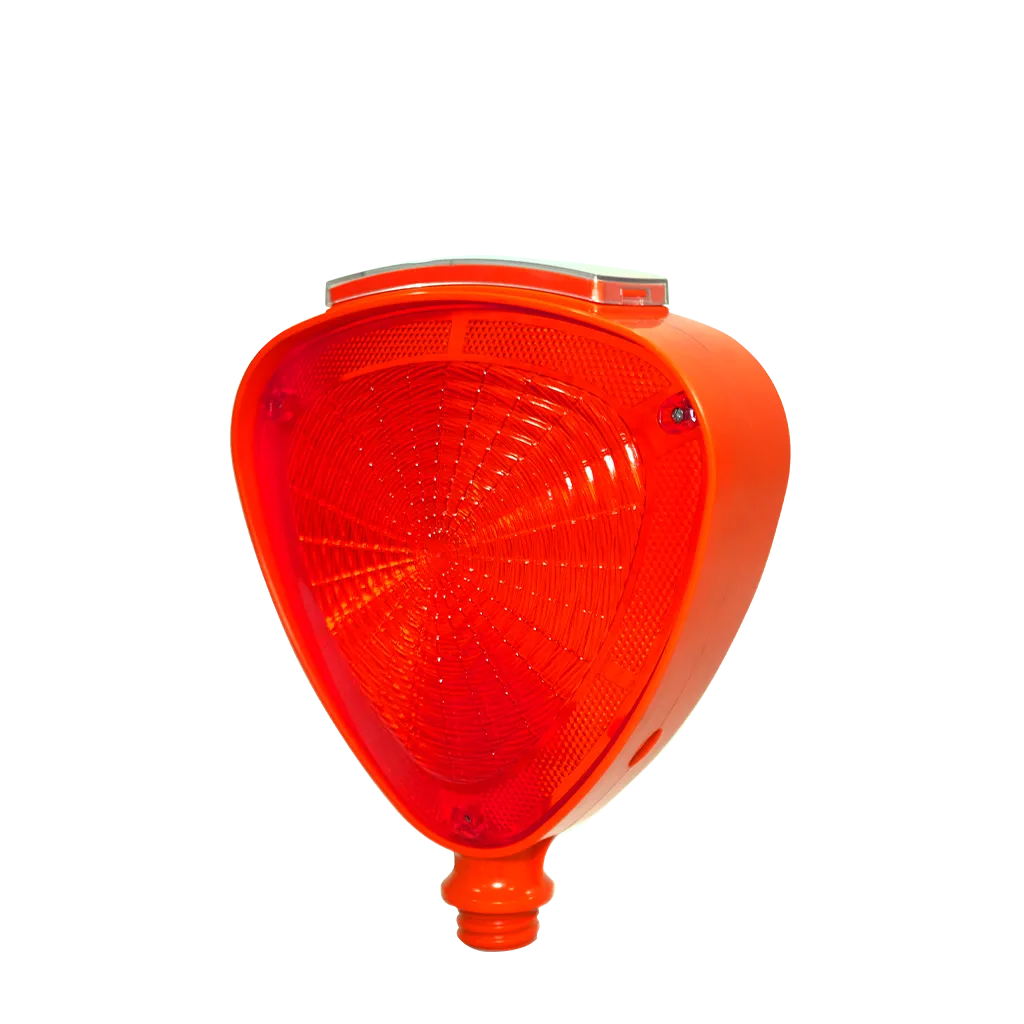 Lampa Solara de Semnalizare, Lumină Intermitentă, Roșie