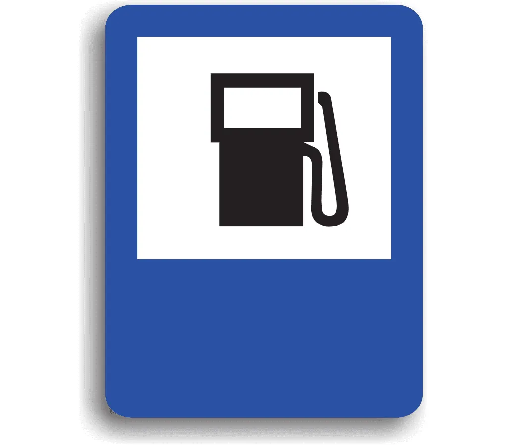 G18 - Stație alimentare cu carburant (50x65 cm - CLASA I)