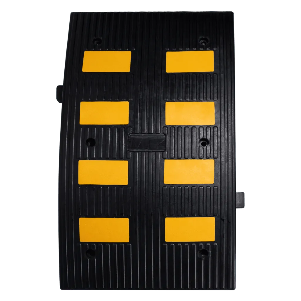 Limitator de Viteza din Cauciuc, 50x90x4.5 cm, 8 Reflectorizante