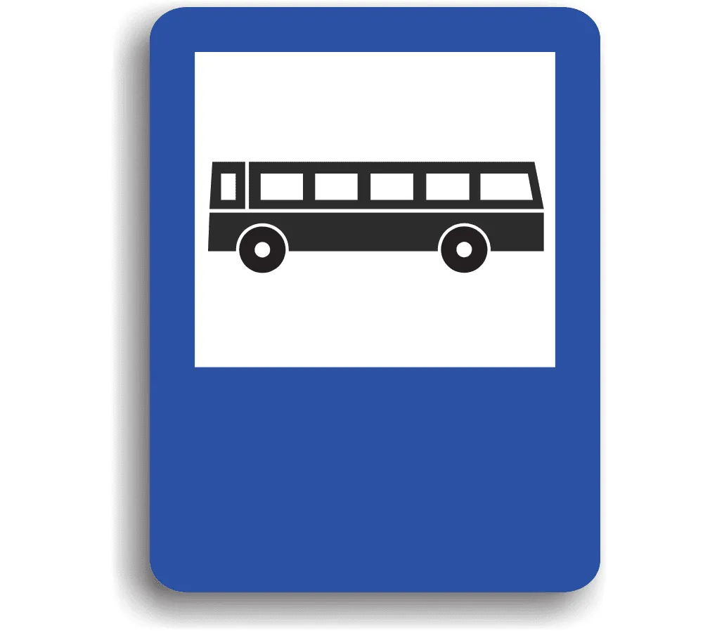G14 - Stație de autobuz (50x65 cm - CLASA I)
