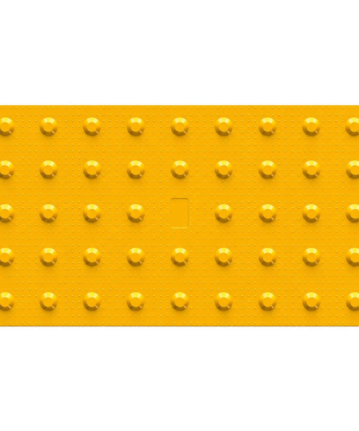 Marcaj Tactil (STOP) pentru Nevazatori, Galben, 30x60x0.8 cm