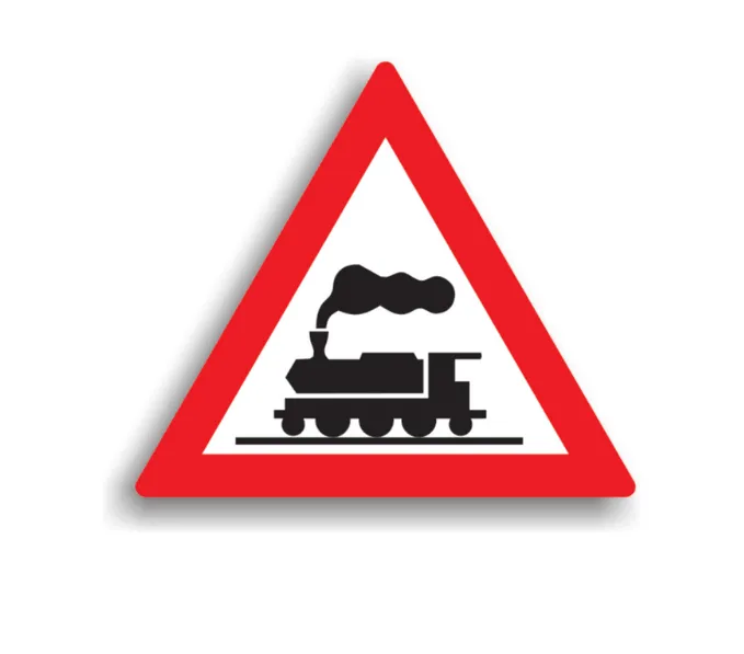 A40 - Trecere la nivel cu o cale ferată fără bariere (70 cm – CLASA I)
