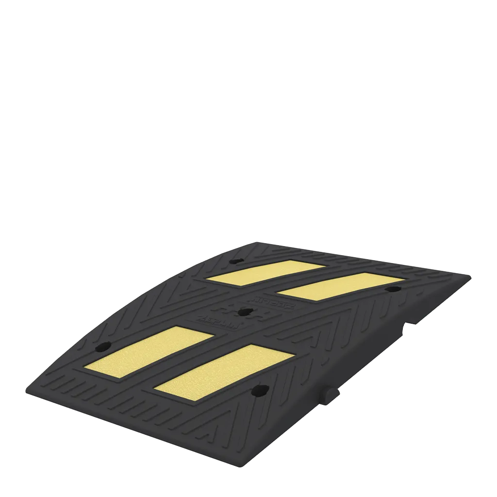 Limitator de Viteza din PVC (Cauciuc), 50x60x4.5 cm, 4 Reflectorizante