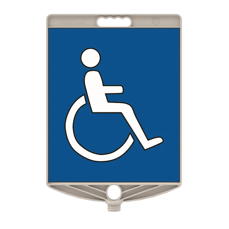Indicator din Plastic cu Filet, Parcare pentru Persoane cu Handicap 34x40 cm