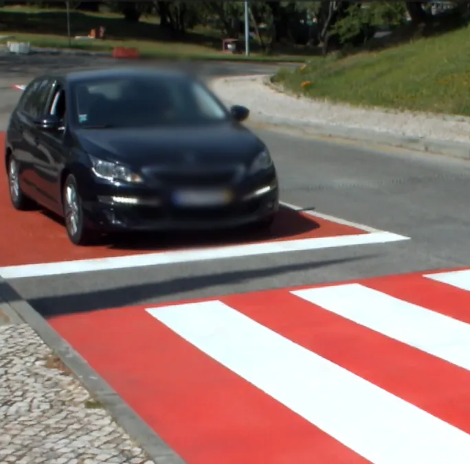 Vopsea tip covor antiderapant, de franare si presemnalizare de culoare roșie (RAL 3020), 15 Kg