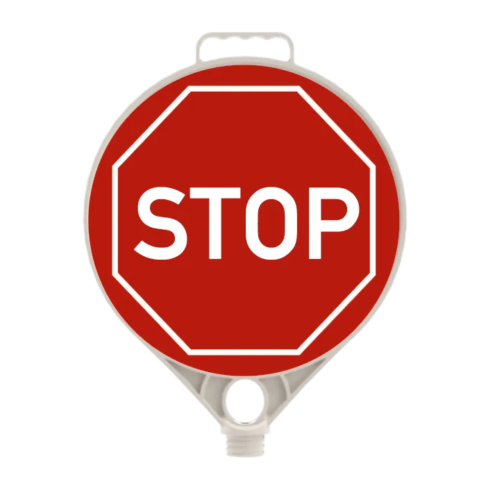 Indicator din Plastic cu Filet, STOP, D-Ø28 cm