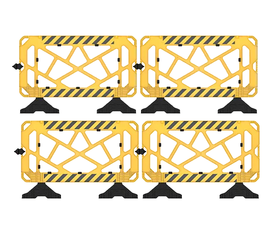 Set Bariera Modulara Galben 150×100cm (4 buc)
