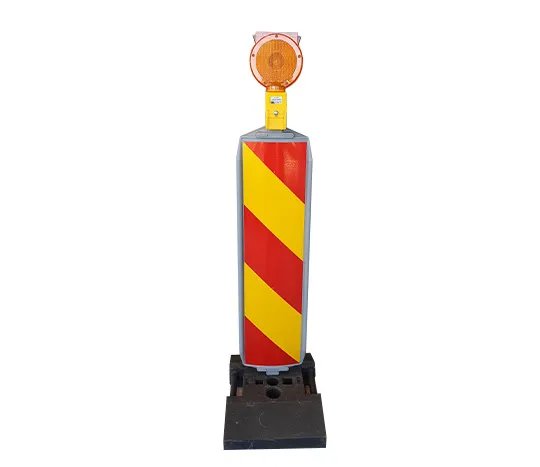 Baliză cu Lampă cu Lumină Galbenă Intermitentă, Baza de 15 Kg