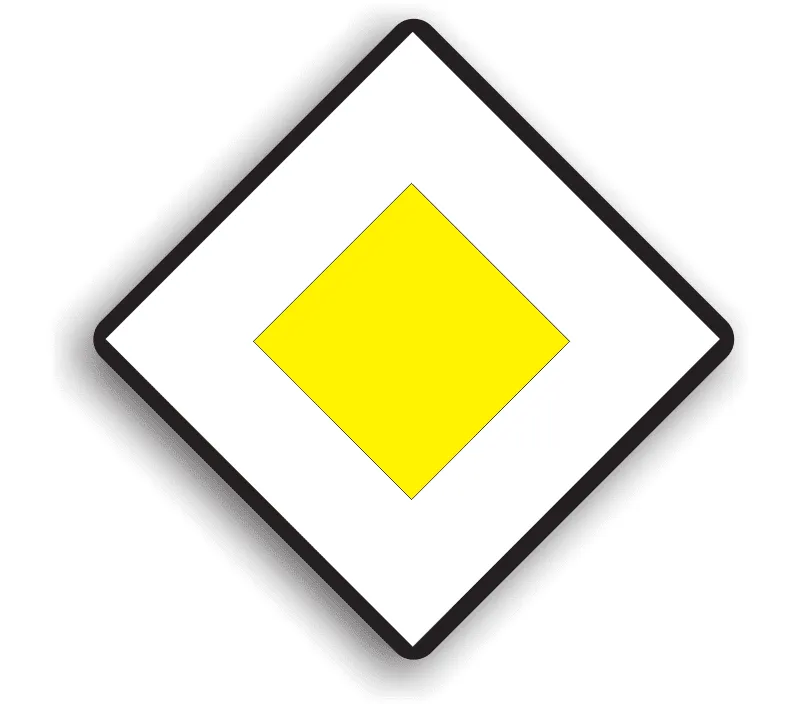 B3 - Drum cu prioritate (60x60 cm - CLASA I)