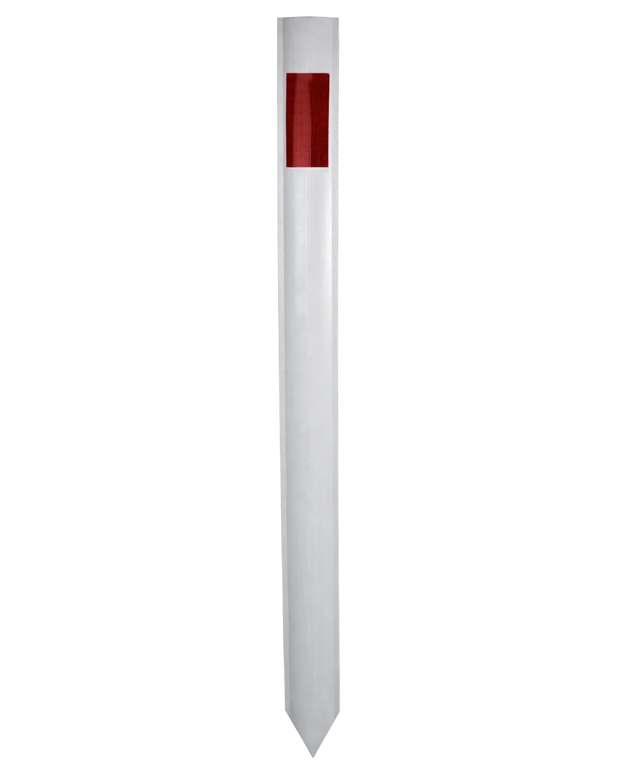 Stâlp de Ghidare Lamelar cu Folie Reflectorizantă, 130 cm