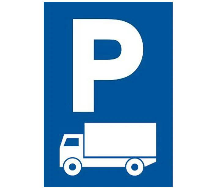 Parcare destinata TIR (50x65 cm – CLASA I)