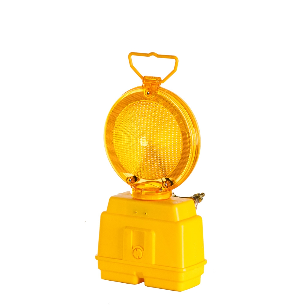 Lampă cu lumină galbenă intermitentă si sursa proprie 4R25 6V (x2), FĂRĂ BATERIE