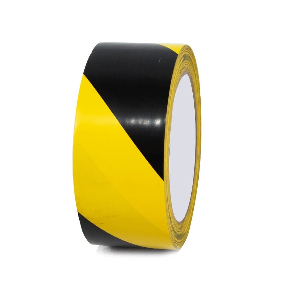 Bandă Adezivă pentru Marcare, Galben+Negru, 5 cm x 30 M