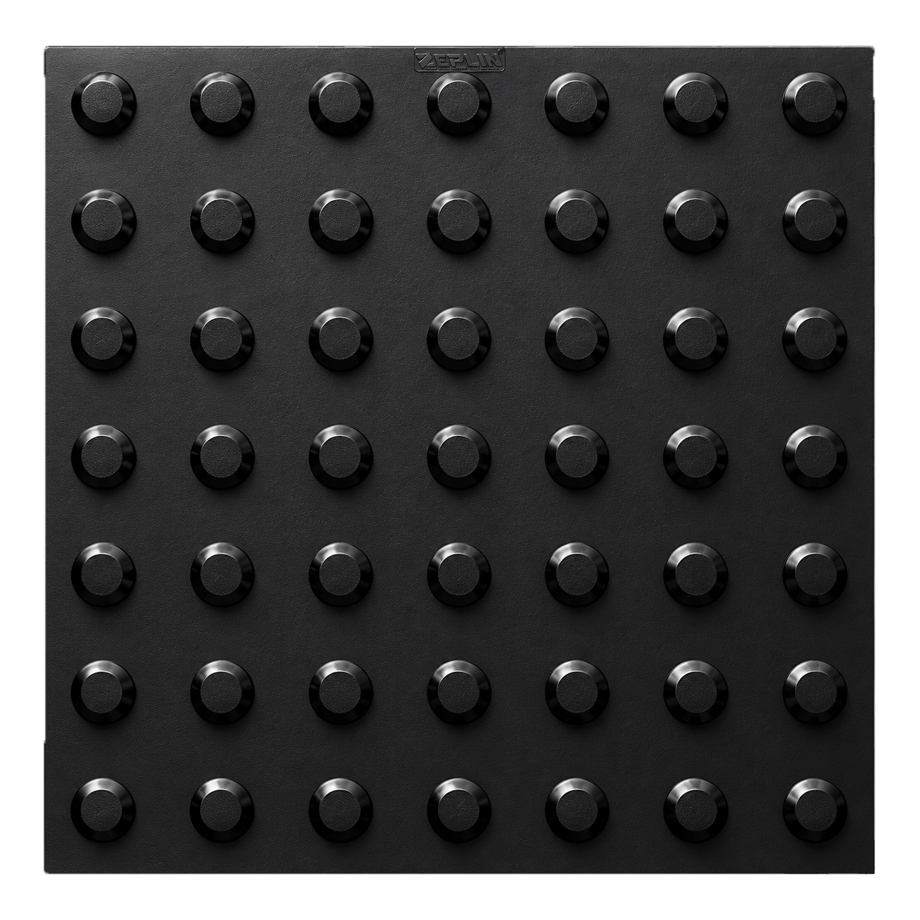 Suprafața Tactila (Avertizare), Negru, 30x30x0.8 cm