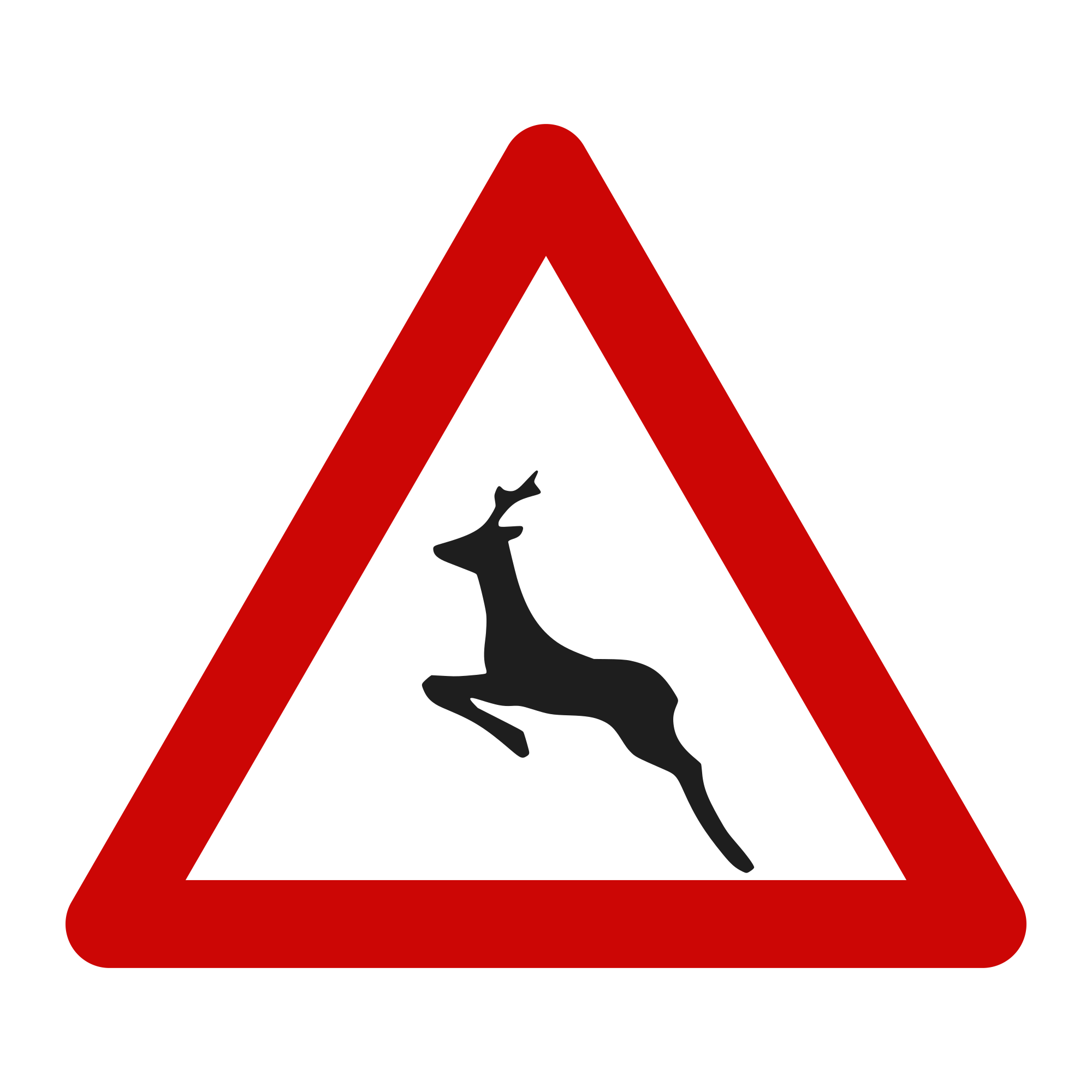 Indicator A26 – Animale (sălbatice), 70 cm, Clasa I