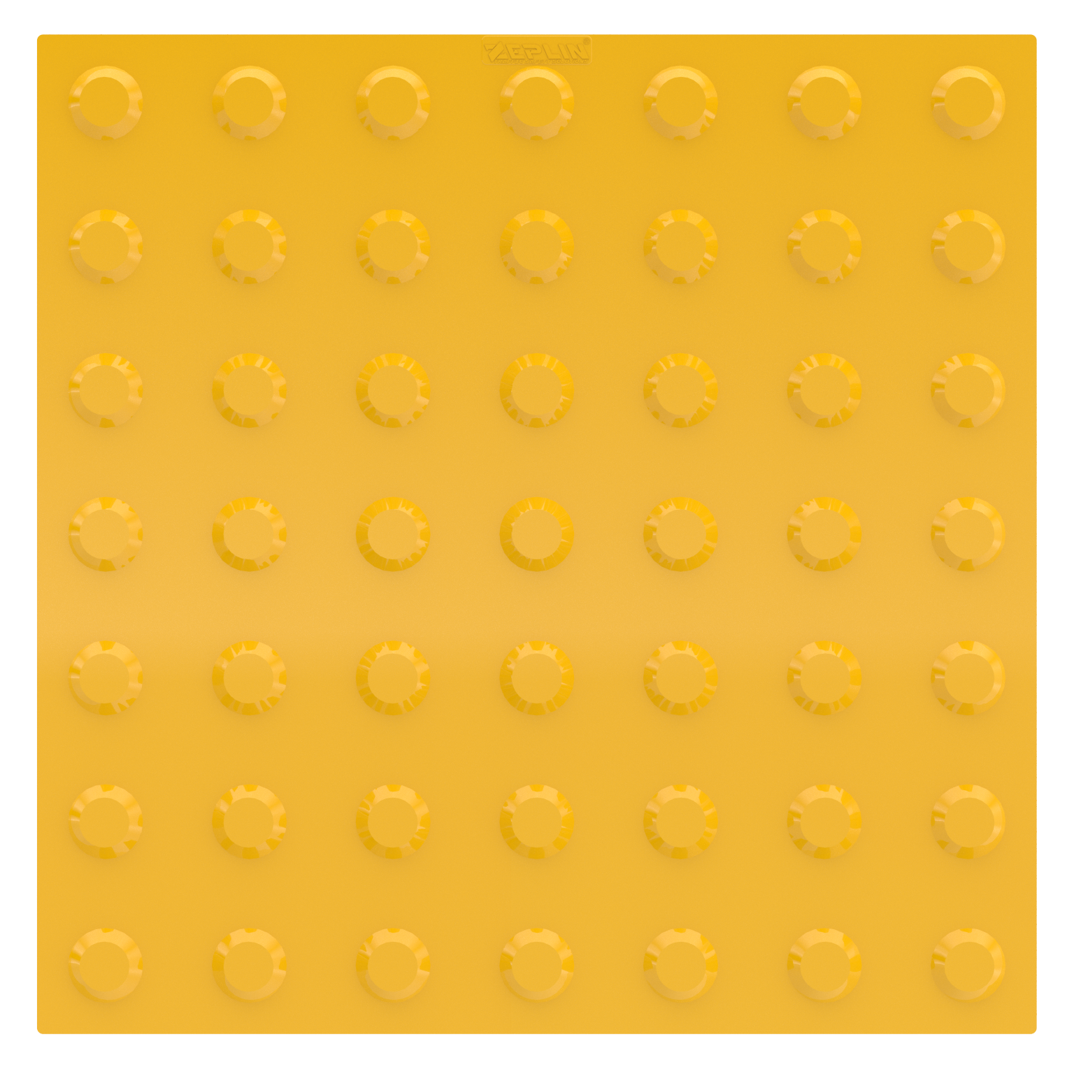 Suprafața Tactila (Avertizare), Galben, 30x30x0.8 cm