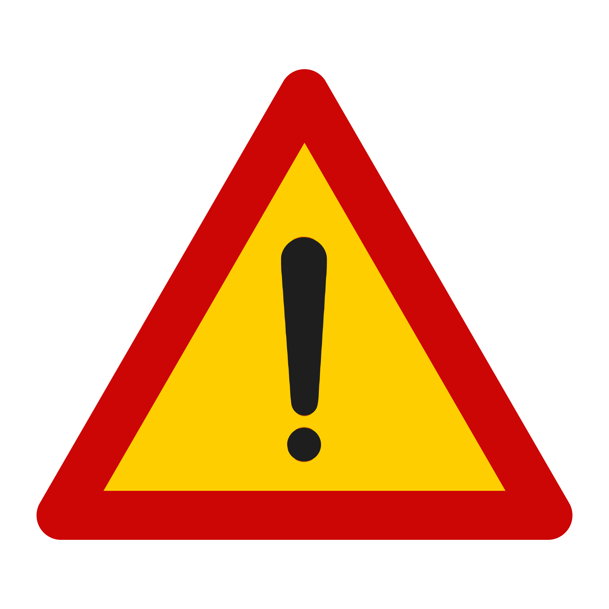U11 Temporary Sign – Other Danger, 90 cm, Class II