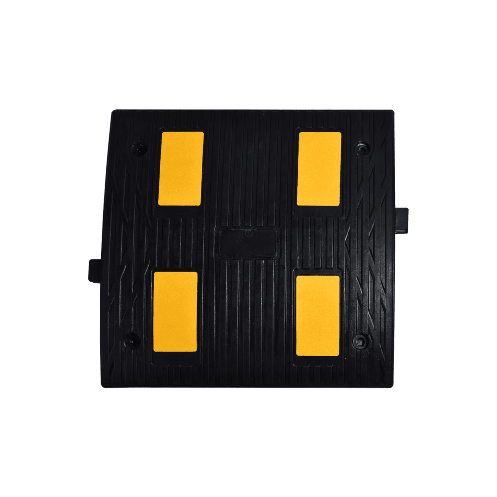 Limitator de Viteza din Cauciuc, 50x50x4 cm, 4 Reflectorizante