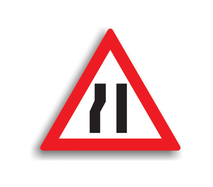 A11 - Drum îngustat pe partea stângă (70 cm - CLASA I)