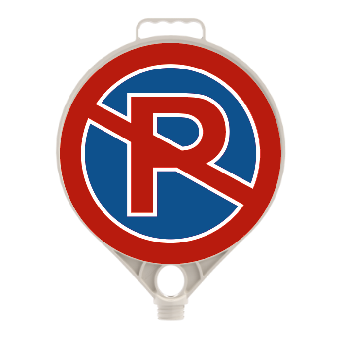 Indicator din Plastic cu Filet, Parcarea Interzisă, D-Ø38 cm
