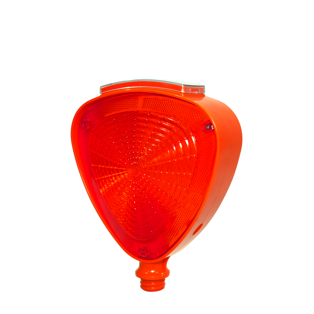Lampa Solara de Semnalizare, Lumină Intermitentă, Roșie