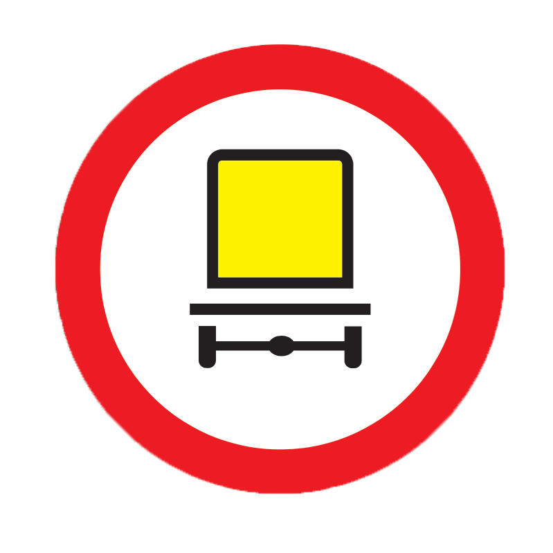 C43 - No entry for vehicles carrying hazardous goods (Ø60 cm - CLASS I)