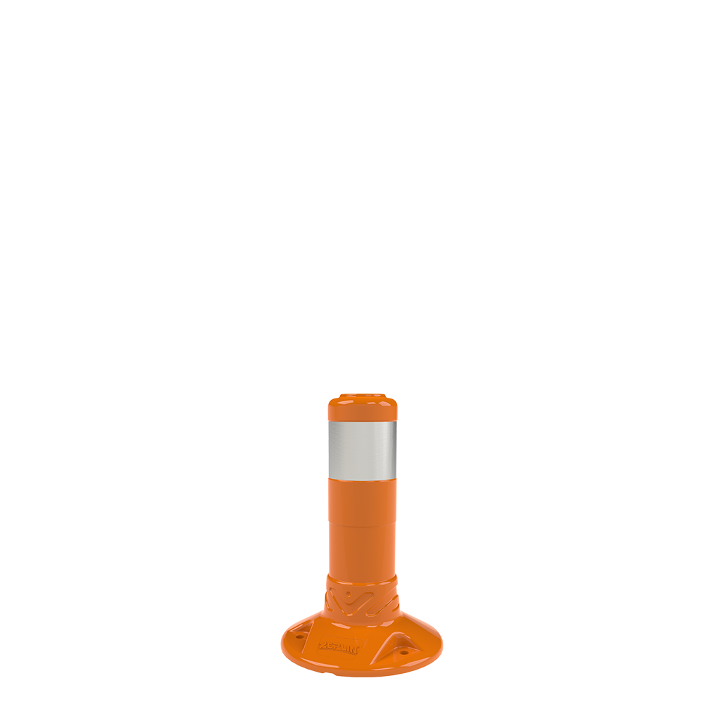 Stalp Delimitator Flexibil, TPU, 30 cm, Portocaliu