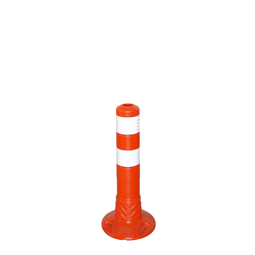 Stalp Portocaliu din Cauciuc, PE, 45 cm