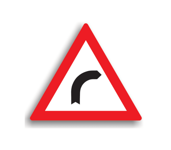 A2 - Curbă la dreapta (70 cm - CLASA I)