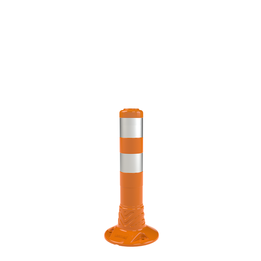Stalp Portocaliu din Cauciuc, TPU, 45 cm