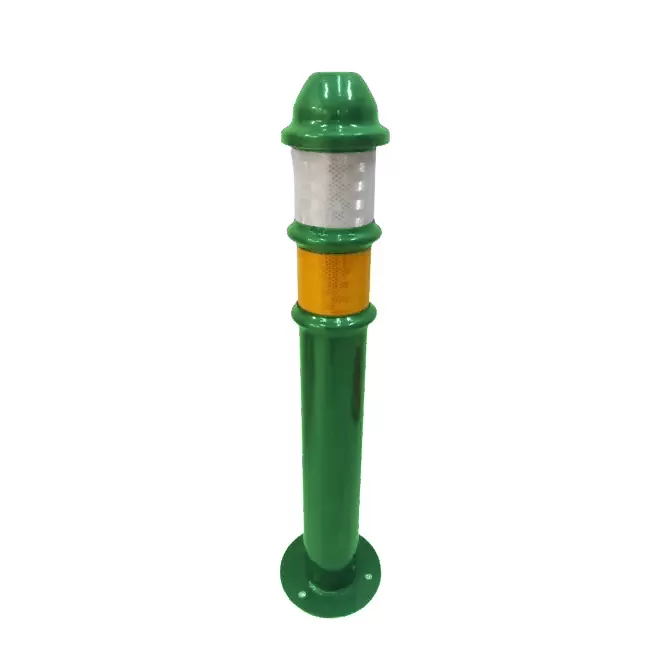 Stâlp Metalic ,Fier, Verde Deschis, Ø9×75 cm