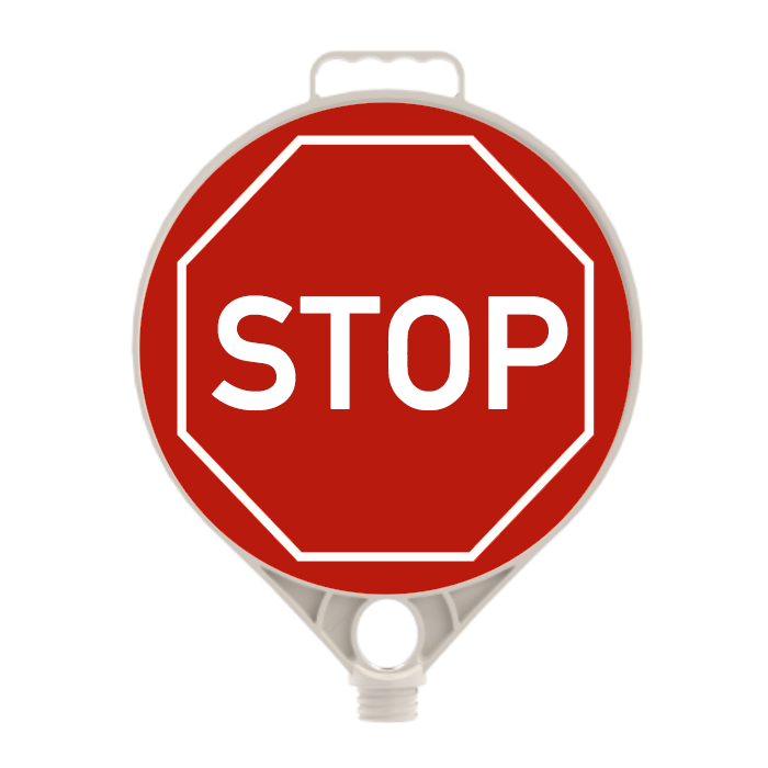 Indicator din Plastic cu Filet, STOP, D-Ø28 cm