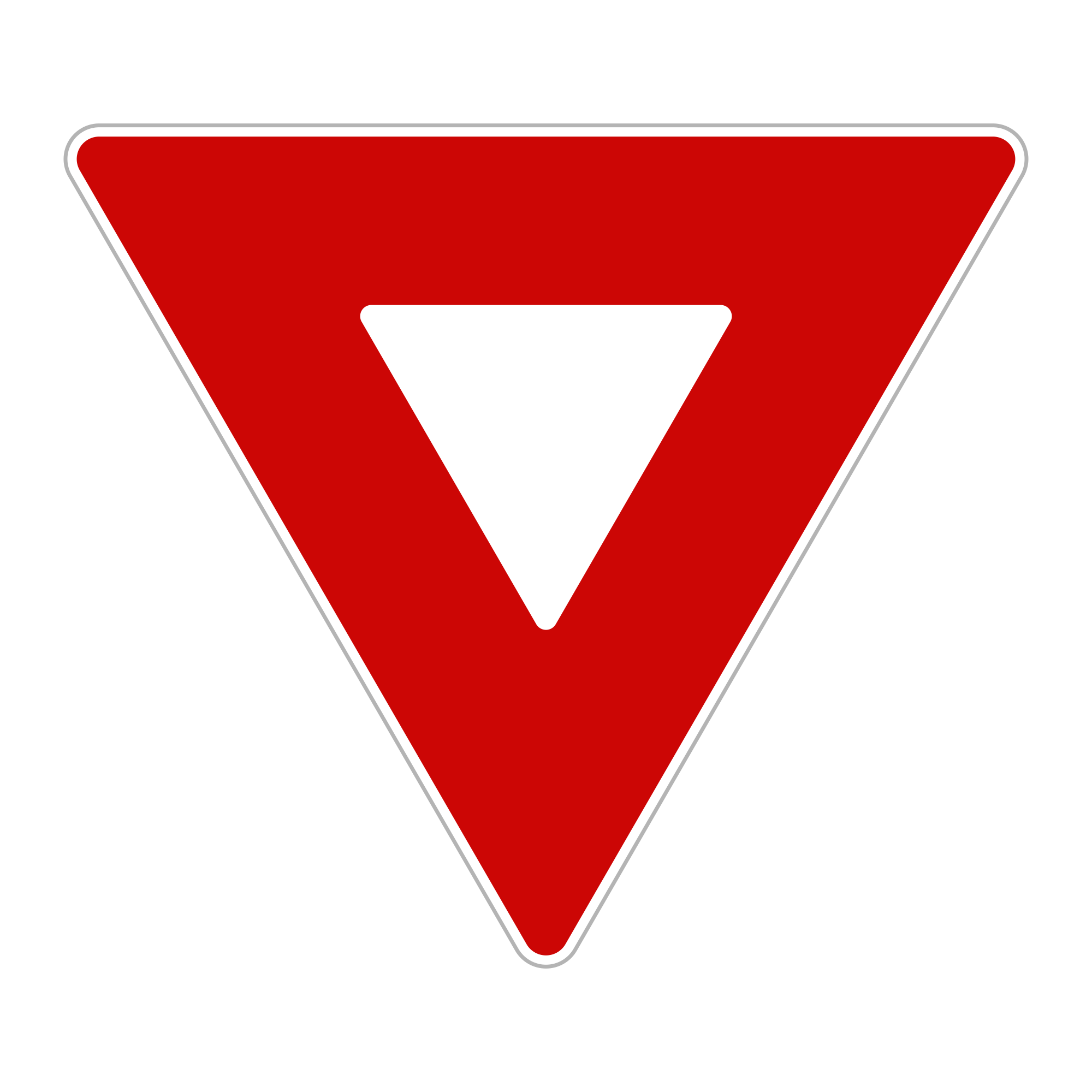 B1 Priority Sign – Give Way, 90 cm, Class I