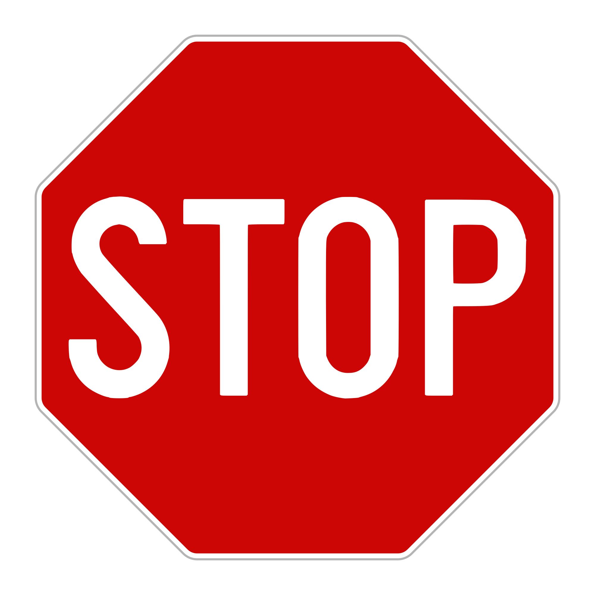 B2 Priority Sign – Stop, 80 cm, Class II