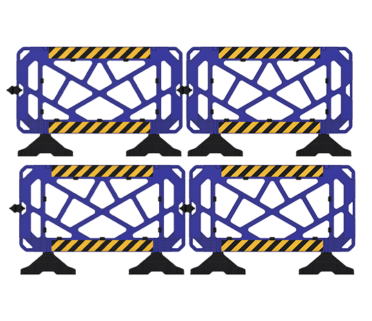 Set Bariera Modulara Albastru 150×100cm (4 buc)