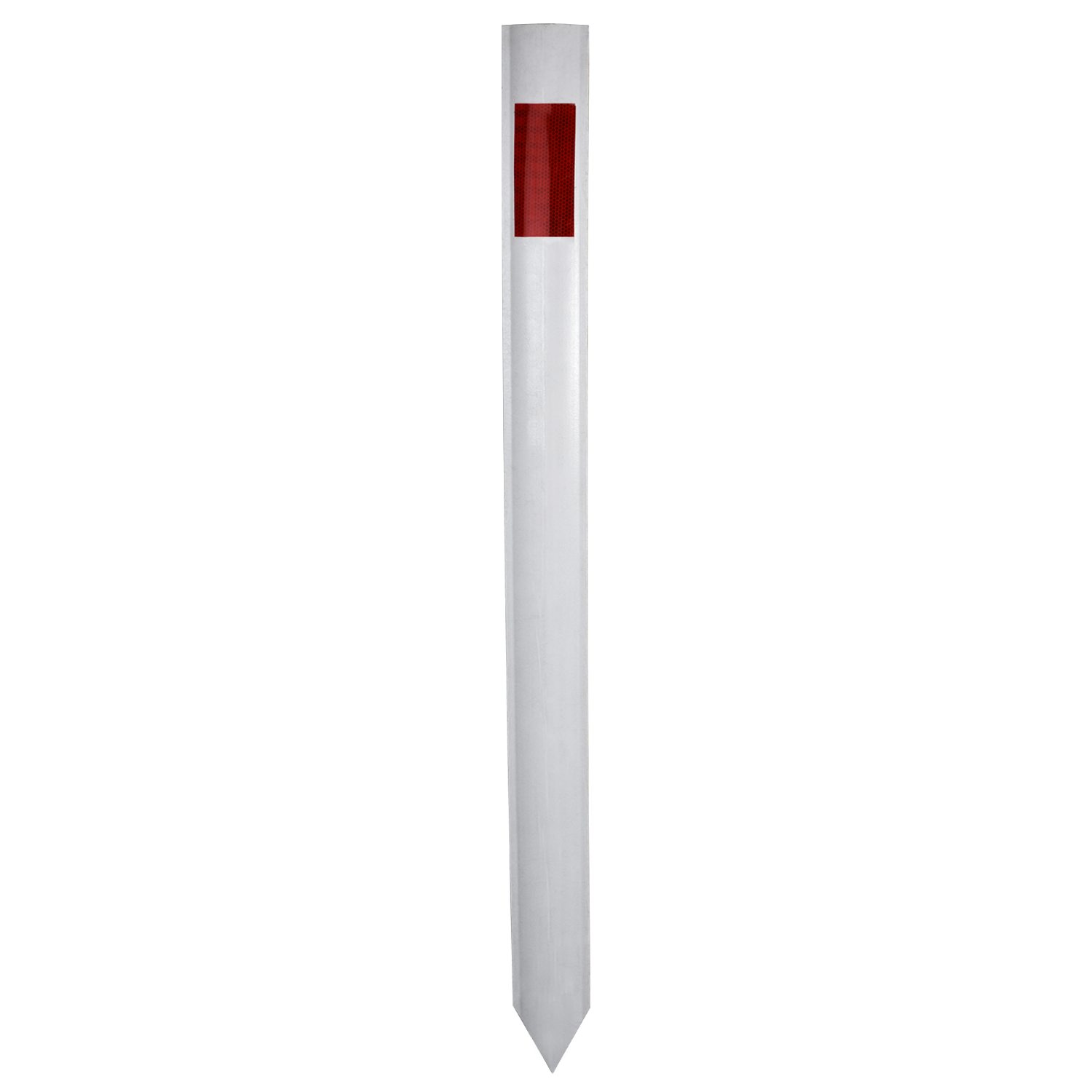 Stâlp de Ghidare Lamelar cu Folie Reflectorizantă, 130 cm