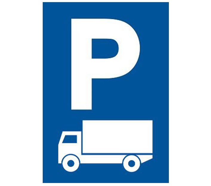 Parcare destinata TIR (50x65 cm – CLASA I)