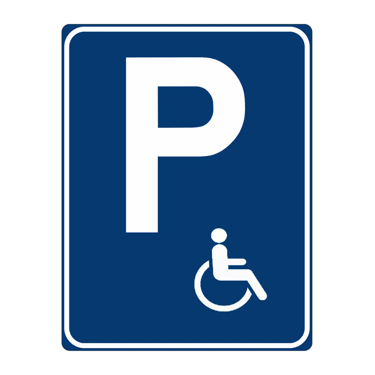 Parcare pentru persoane cu dizabilitati (50x65 cm - CLASA I)