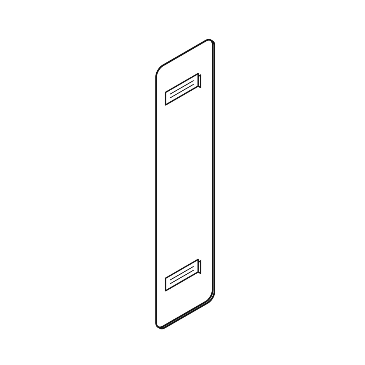 A45 Directional Marker – Pass on the Right, 25x100 cm, Class I - imaginea 3