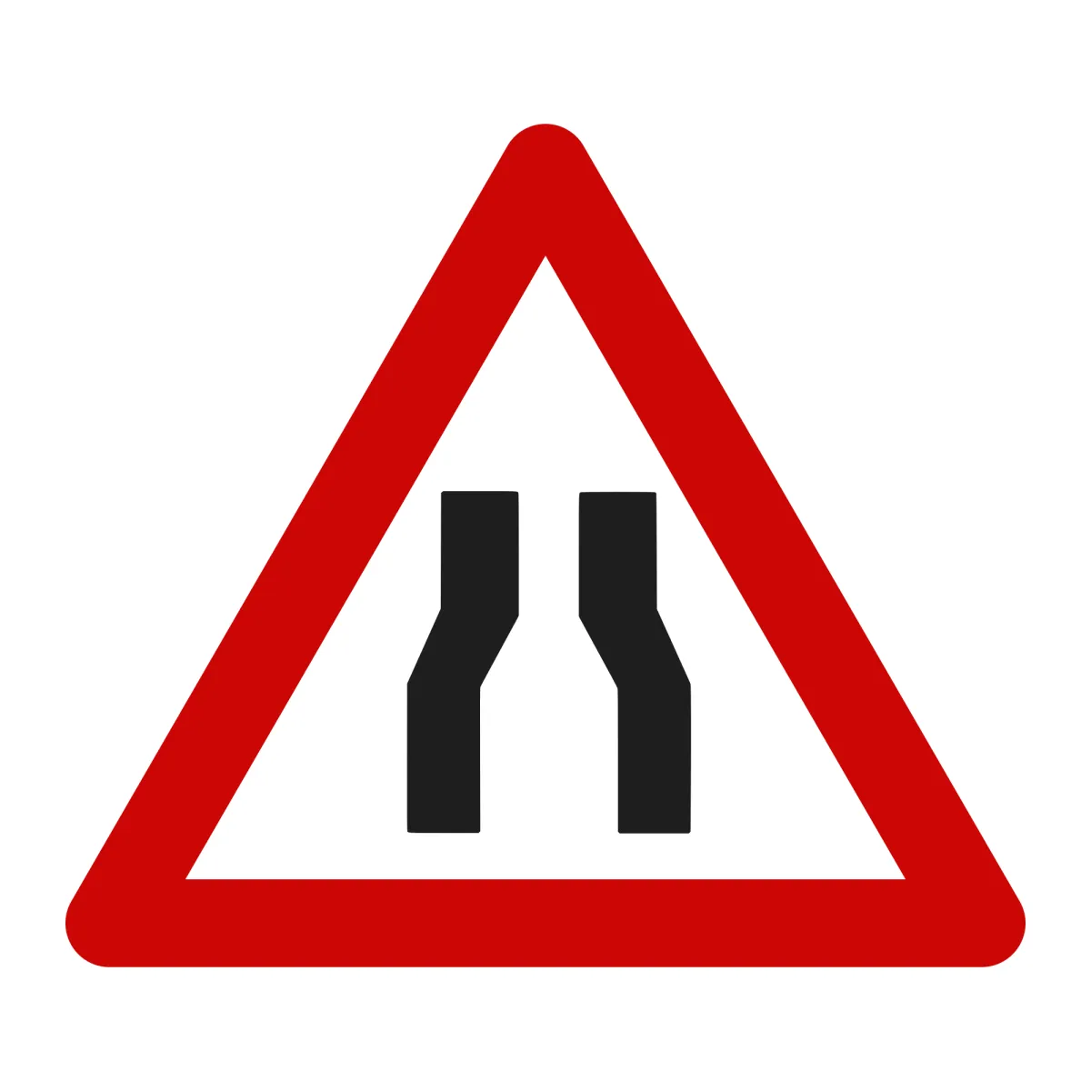 Indicator A9 – Drum îngustat pe ambele părți, 70 cm, Clasa I