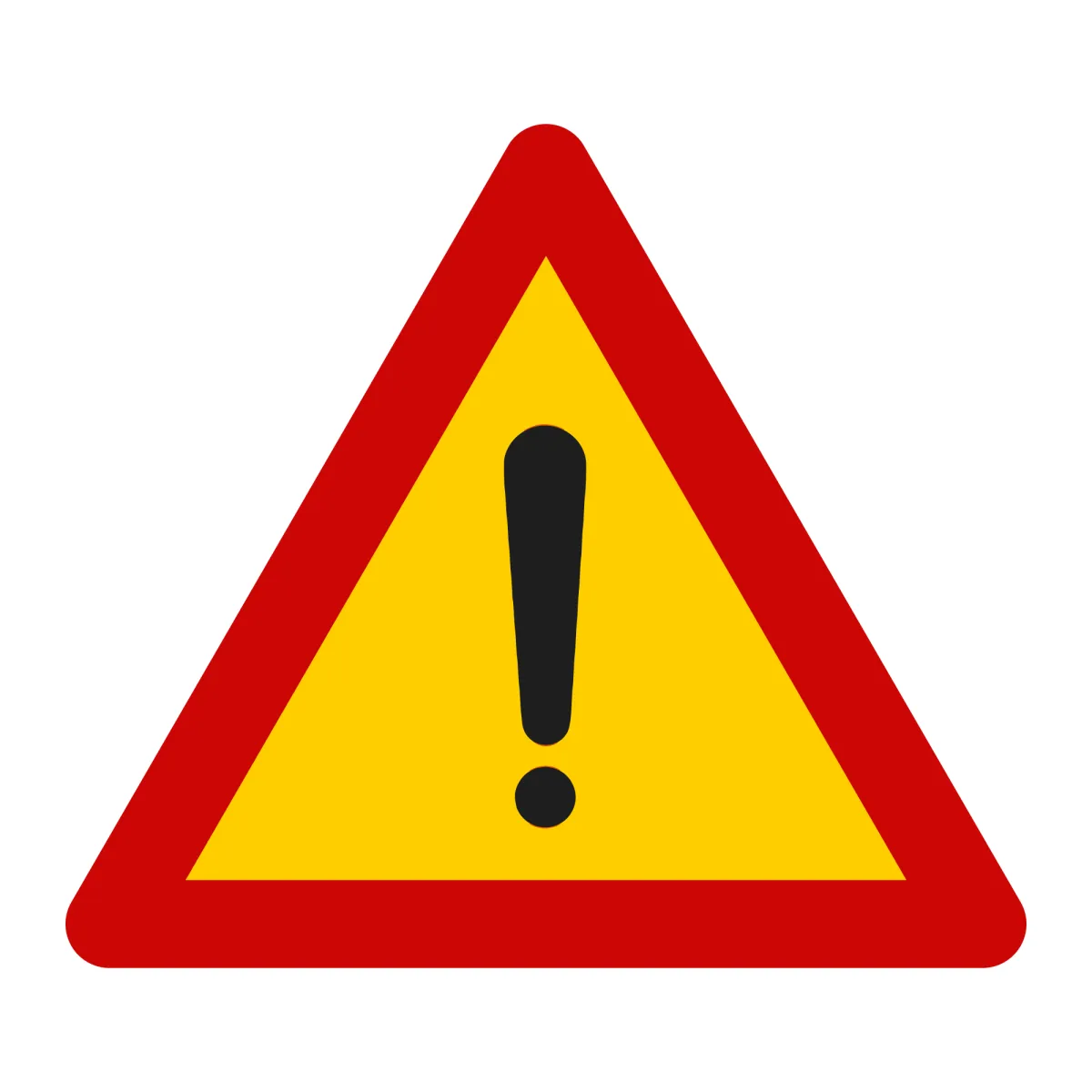 Indicator U11 – Alte pericole, 90 cm, Clasa II