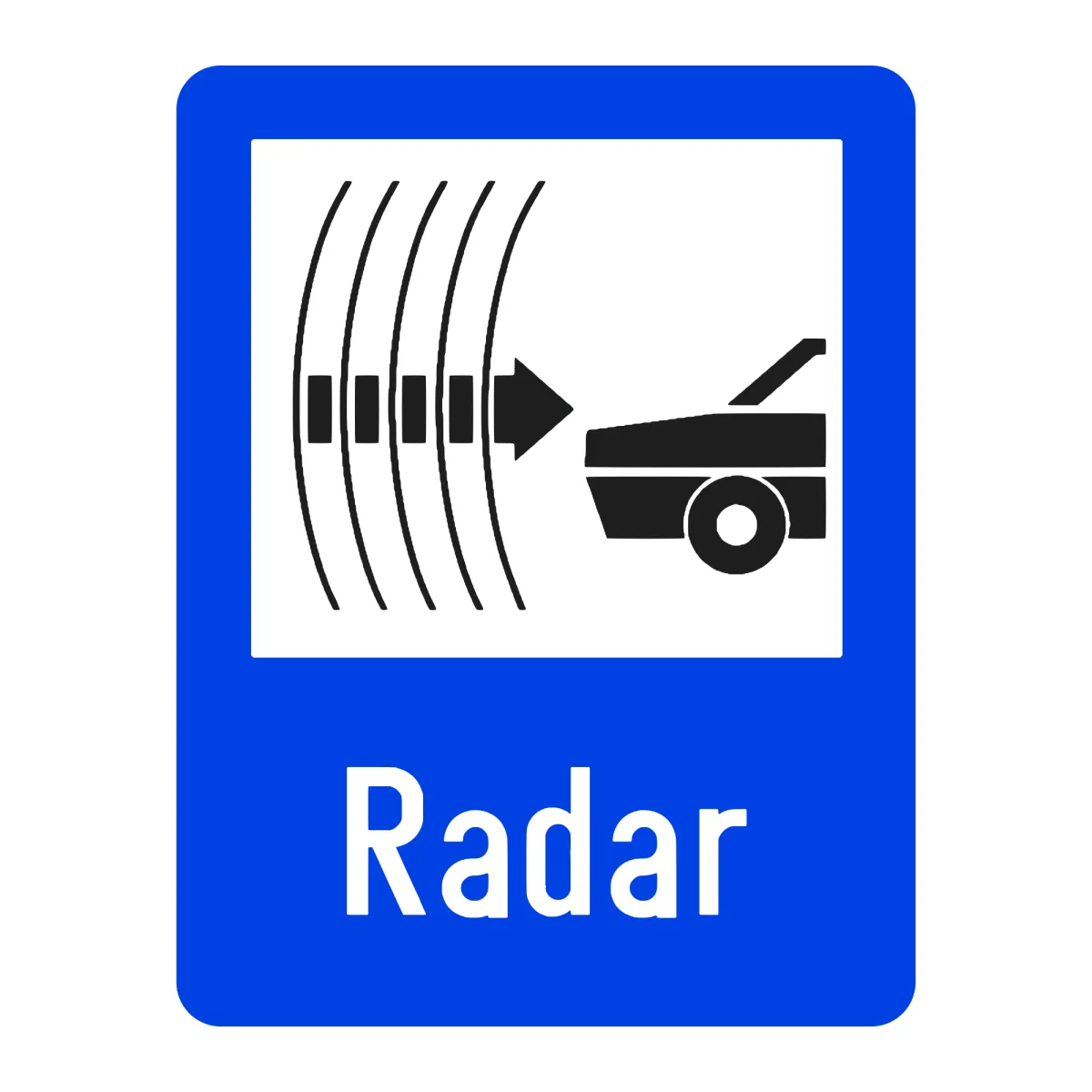 Indicator G59 – Control radar, 50x65 cm, Clasa I