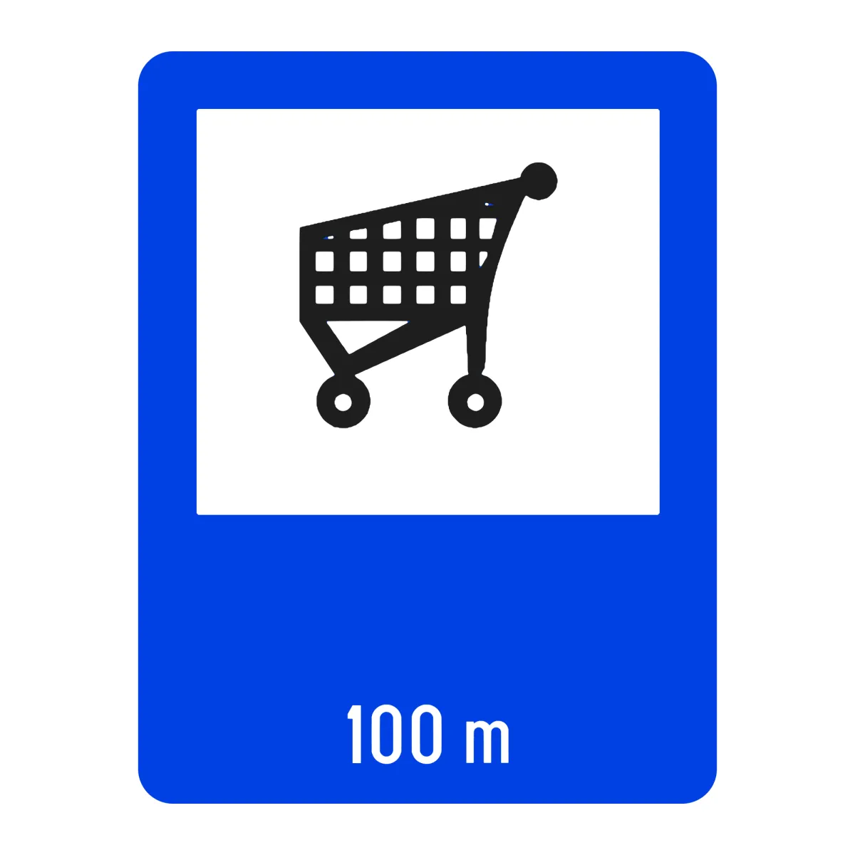 Indicator G55 – Supermarket, 50x65 cm, Clasa I